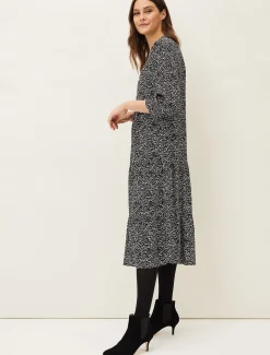 Penele Print Midi Dress