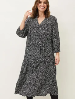 Penele Print Midi Dress
