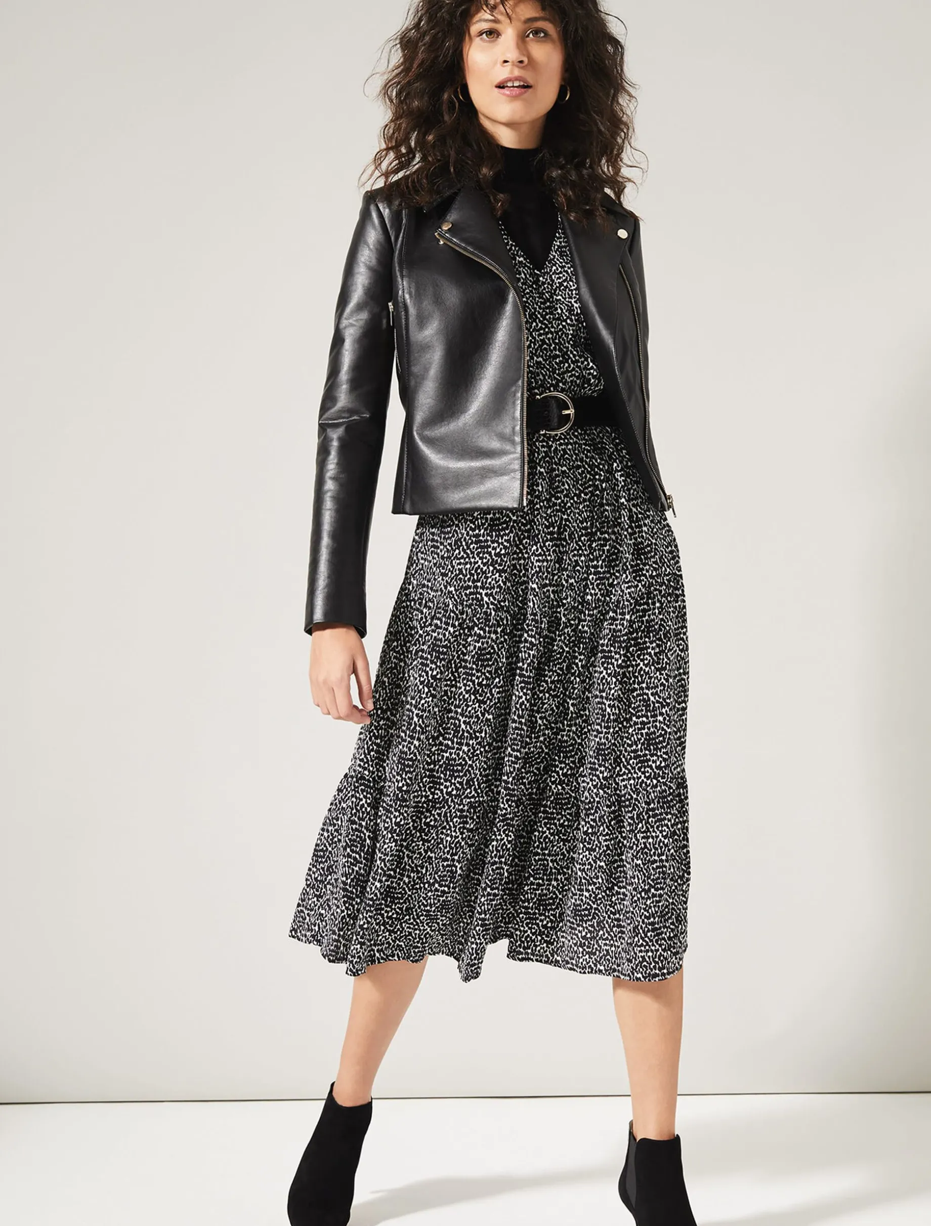 Penele Print Midi Dress