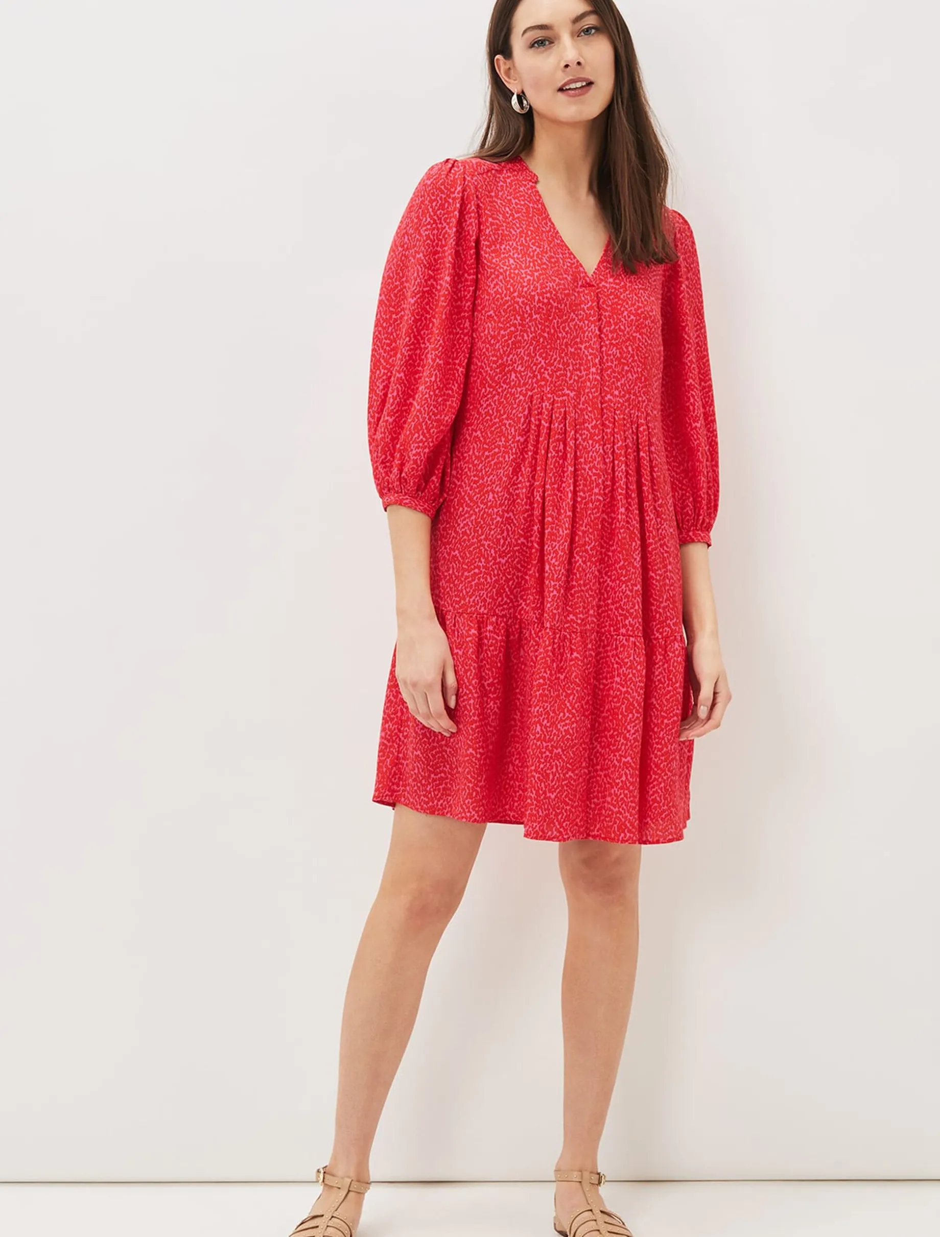 Penele Print Swing Dress