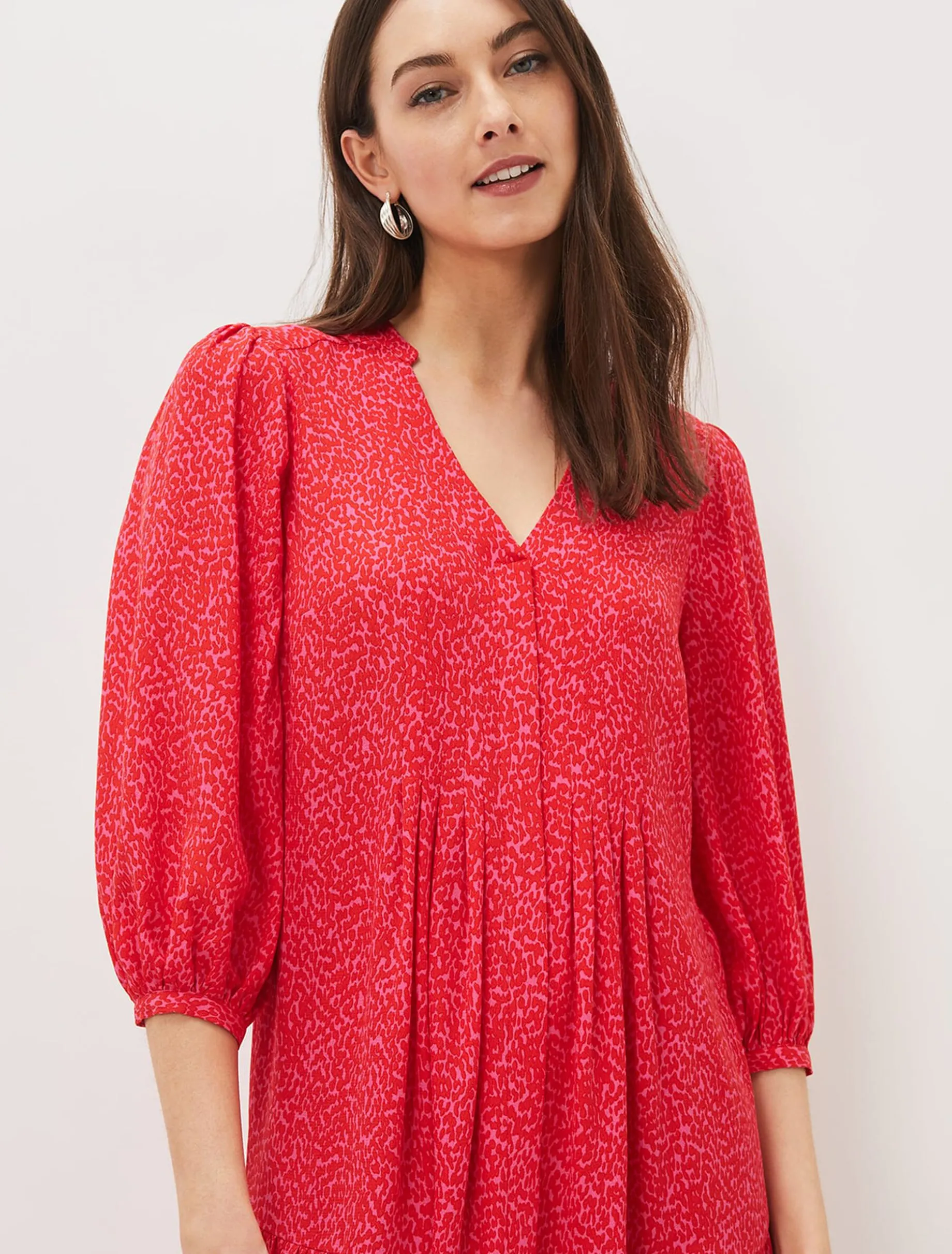 Penele Print Swing Dress
