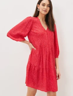 Penele Print Swing Dress