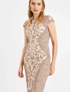 Perdy Tapework Lace Dress