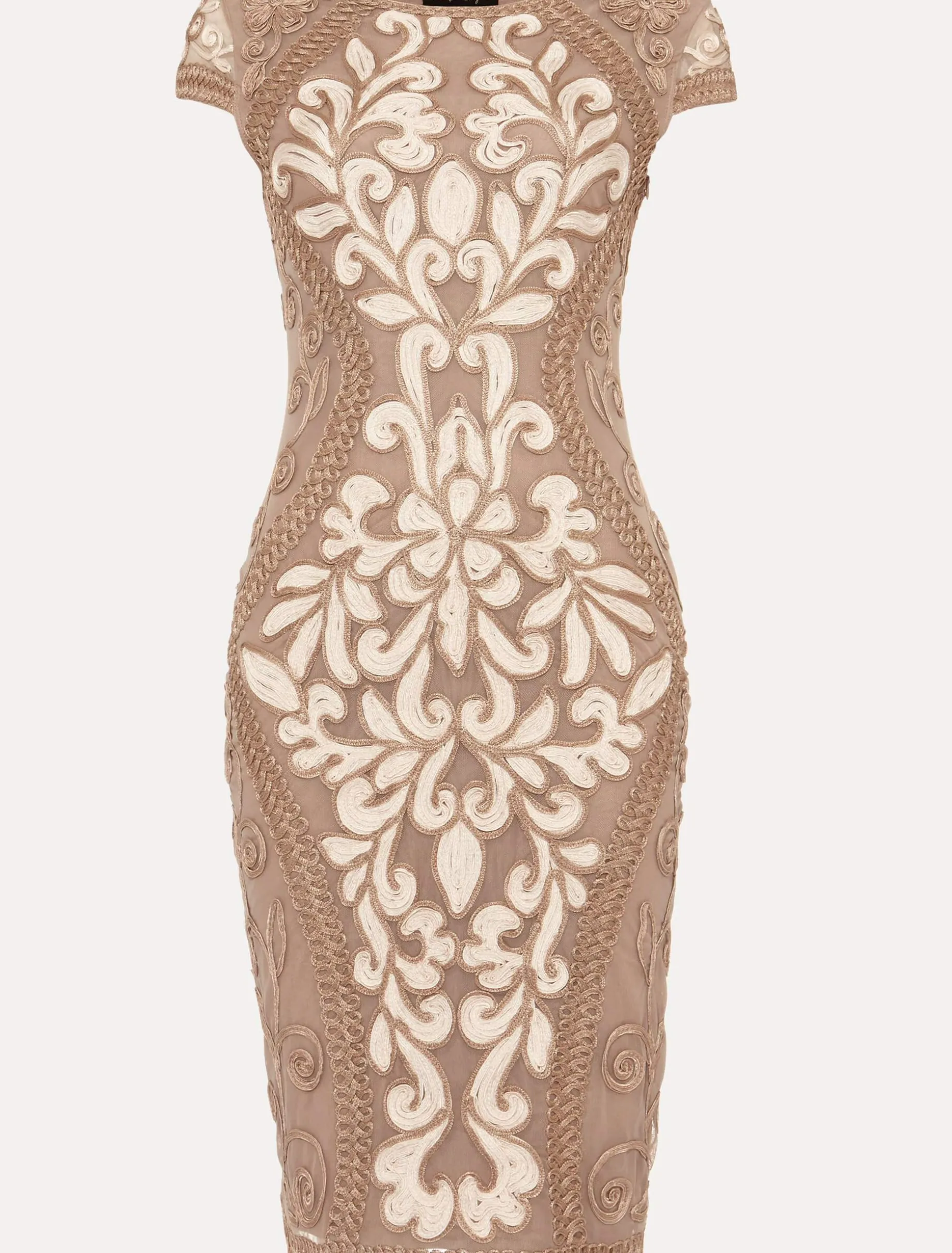 Perdy Tapework Lace Dress