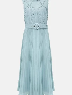 Petite Amora Lace Bodice Dress
