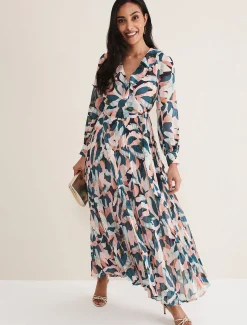 Petite Averie Print Maxi Dress