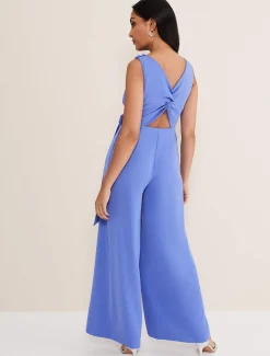 Petite Elaina Open Back Jumpsuit