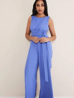 Petite Elaina Open Back Jumpsuit