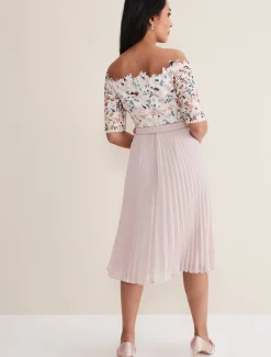 Petite Franky Lace Bardot Dress