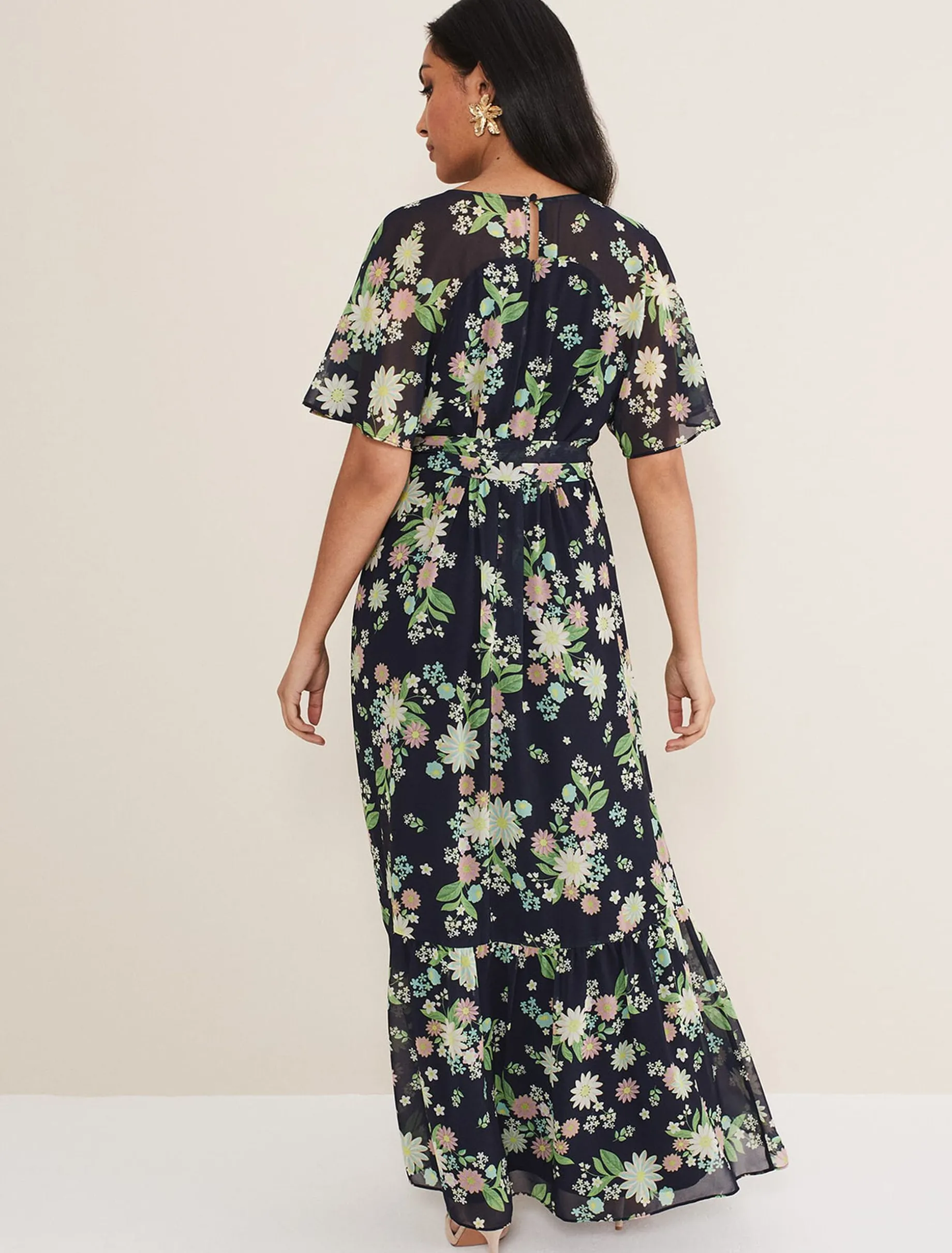 Petite Georgie Tiered Maxi Dress
