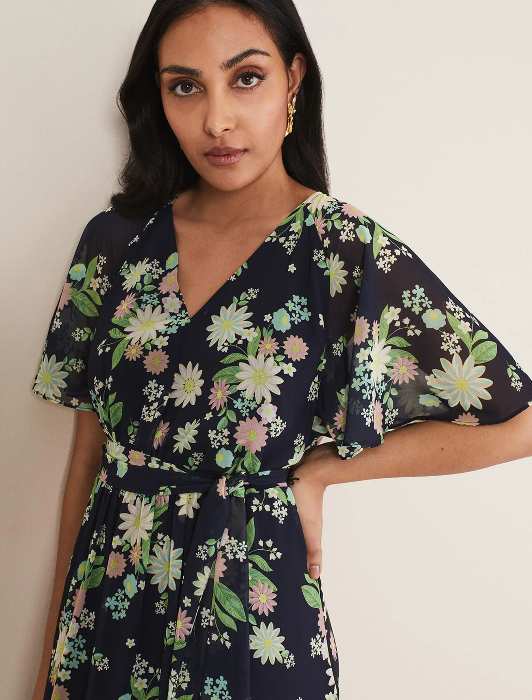 Petite Georgie Tiered Maxi Dress