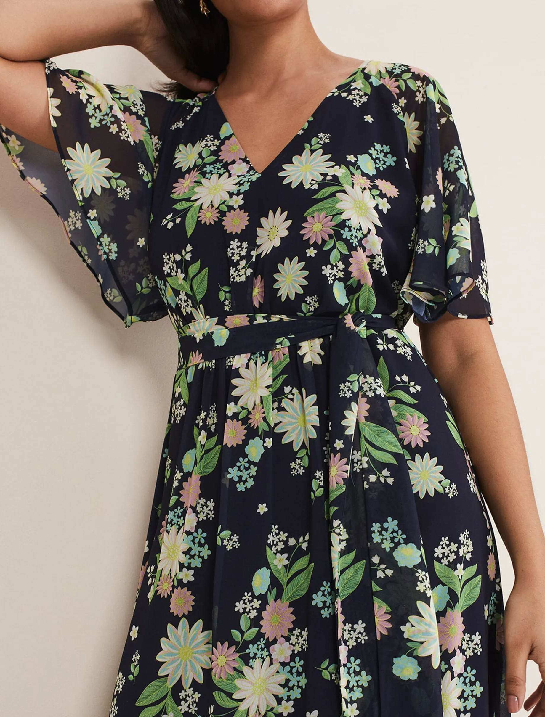 Petite Georgie Tiered Maxi Dress