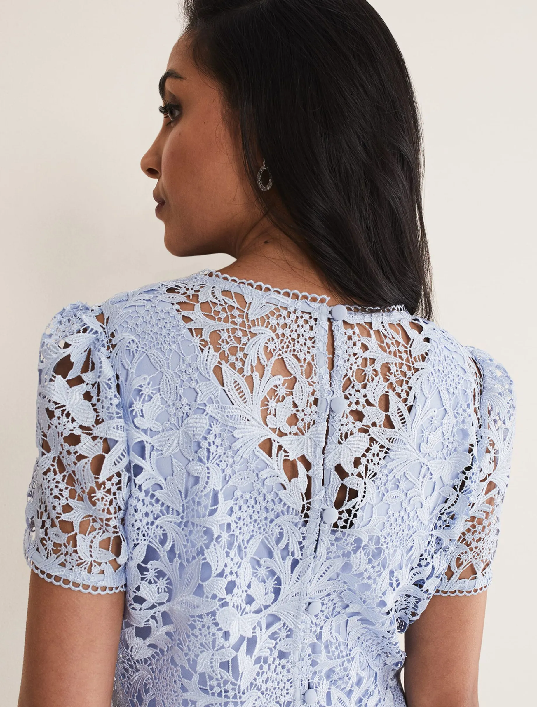 Petite Isabelle Lace Midi Dress