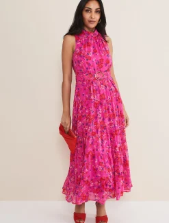 Petite Kara Tiered Floral Maxi Dress
