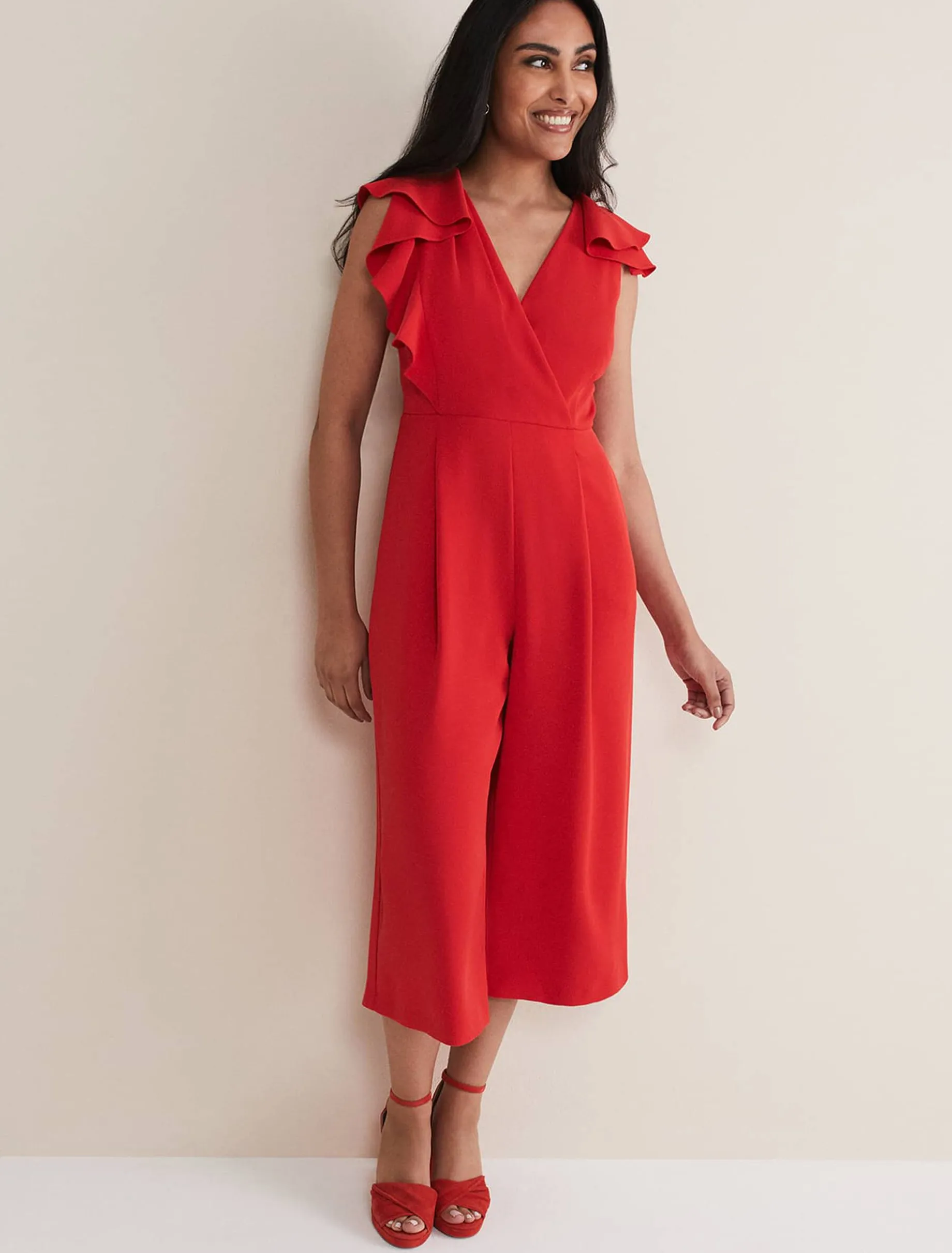 Petite Nicky Ruffle Jumpsuit
