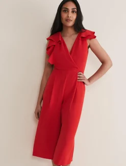Petite Nicky Ruffle Jumpsuit