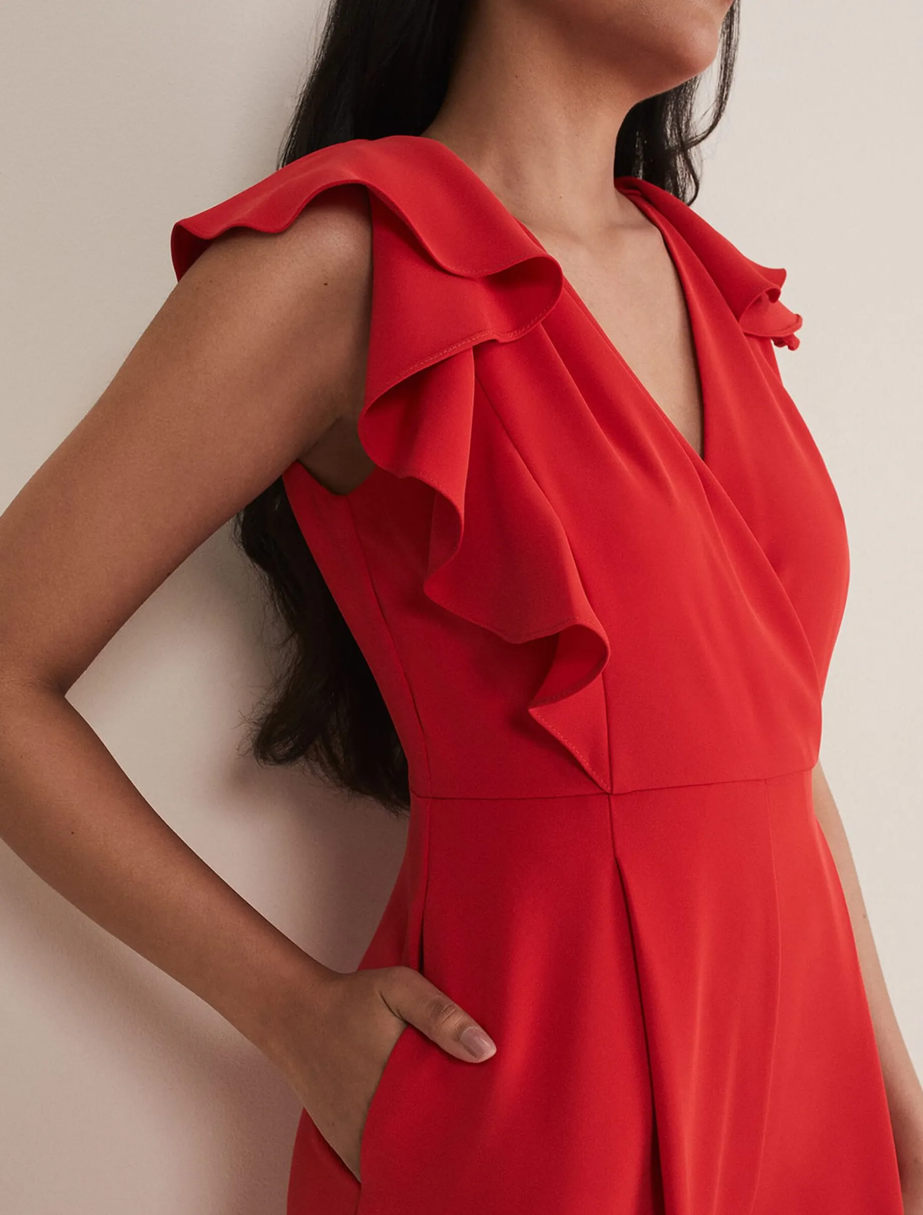 Petite Nicky Ruffle Jumpsuit