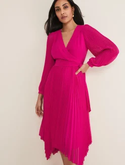 Petite Petra Pleat Dress