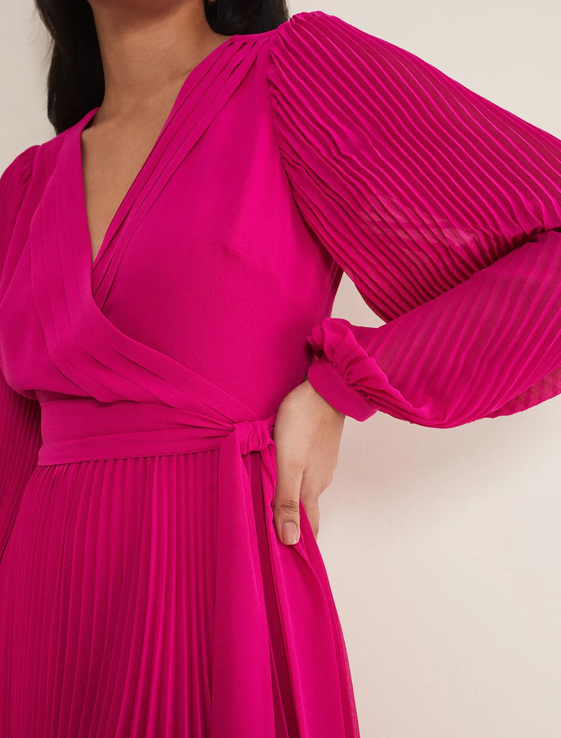 Petite Petra Pleat Dress