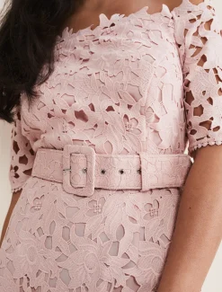 Petite Tallula Lace Bardot Maxi Dress