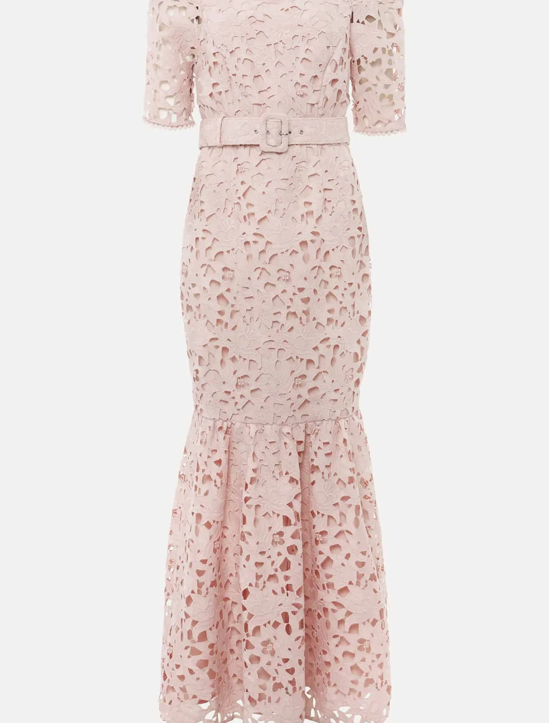 Petite Tallula Lace Bardot Maxi Dress