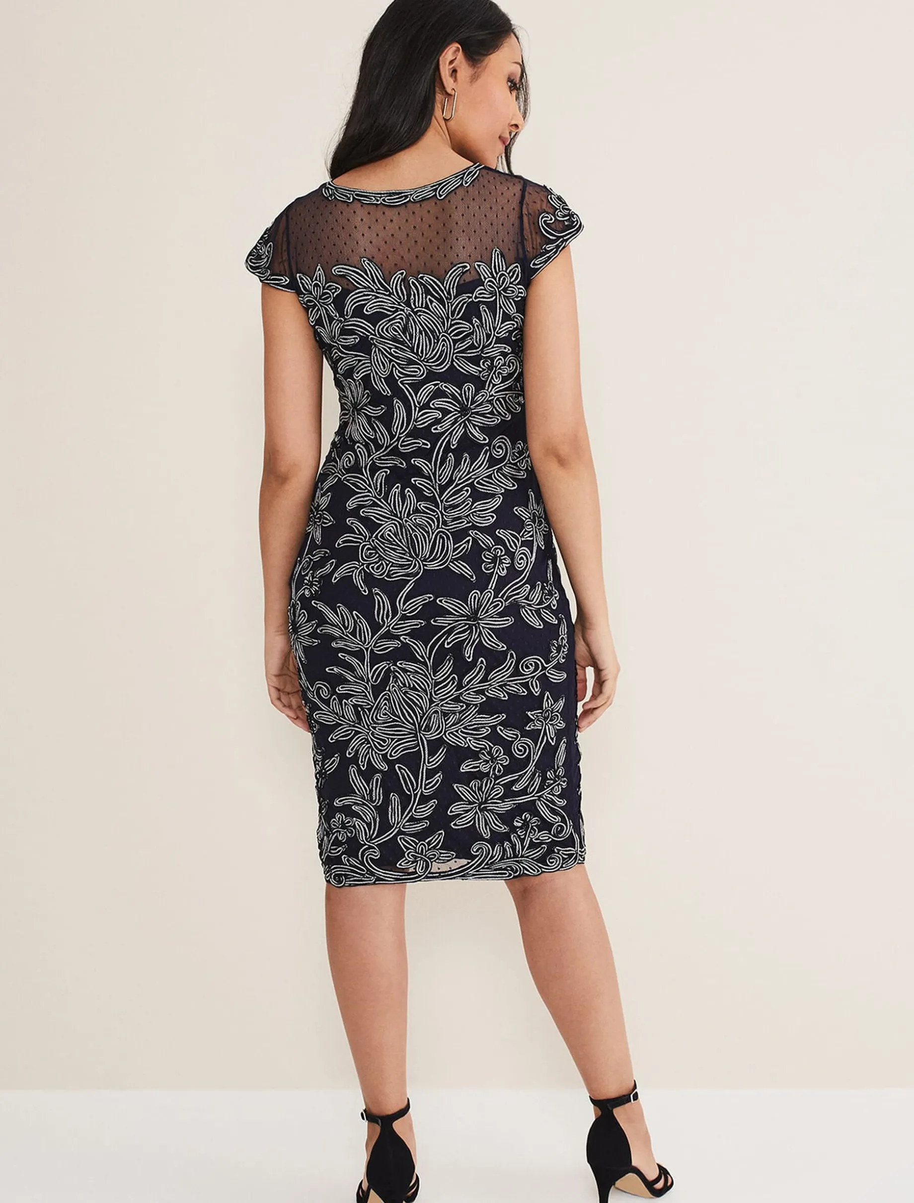 Petite Zila Tapework Dress