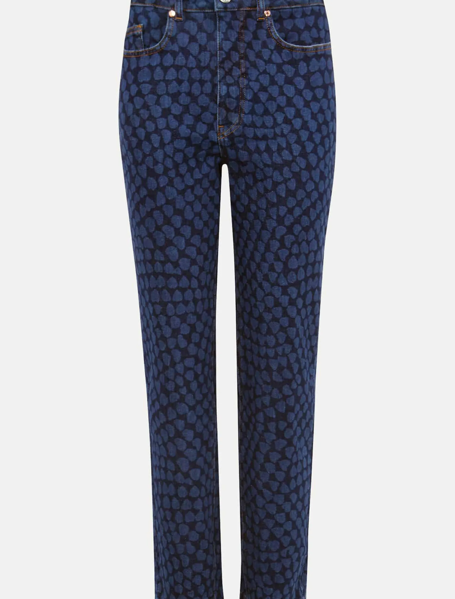 Petra Heart Straight Leg Jeans