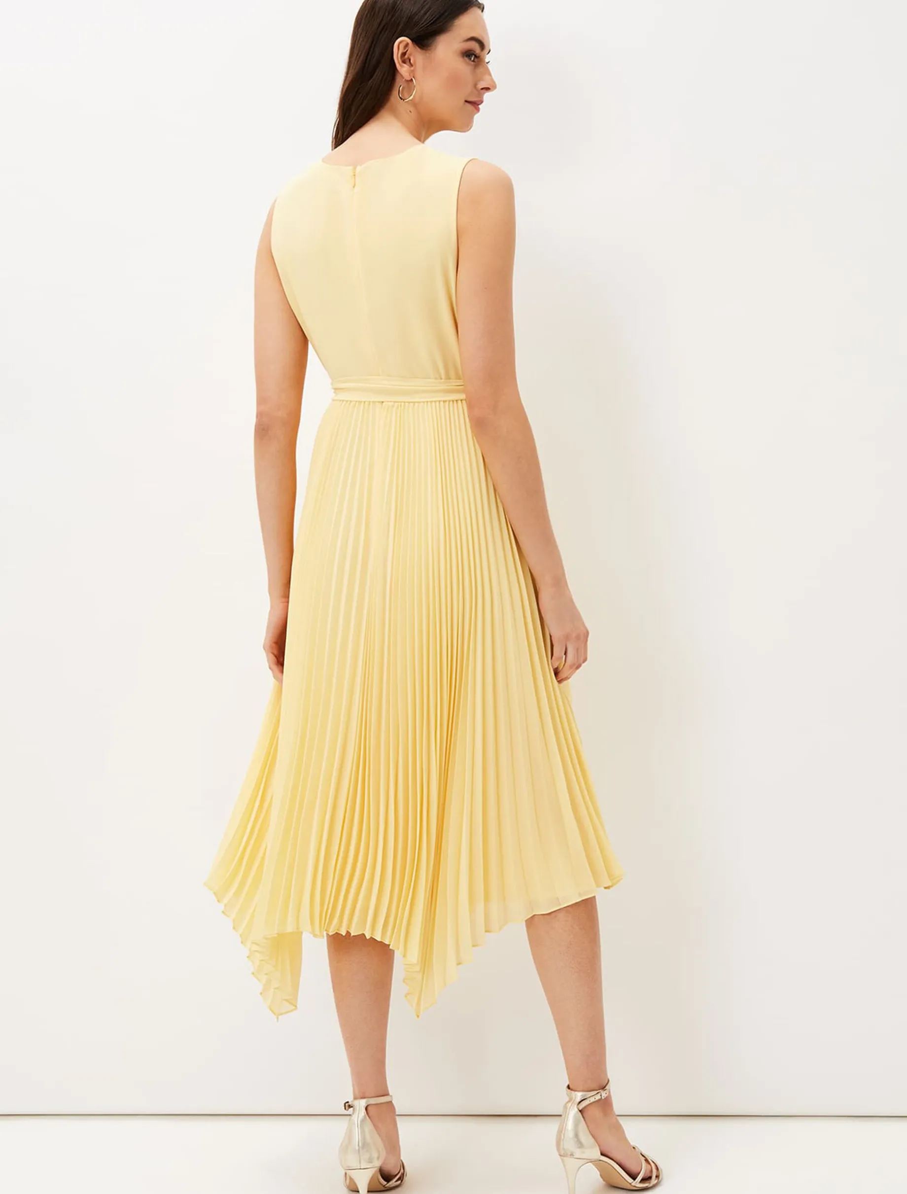 Petra Pleated Wrap Dress