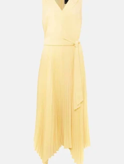 Petra Pleated Wrap Dress