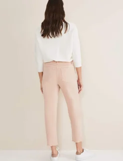 Petra Raw Hem Straight Leg Jean
