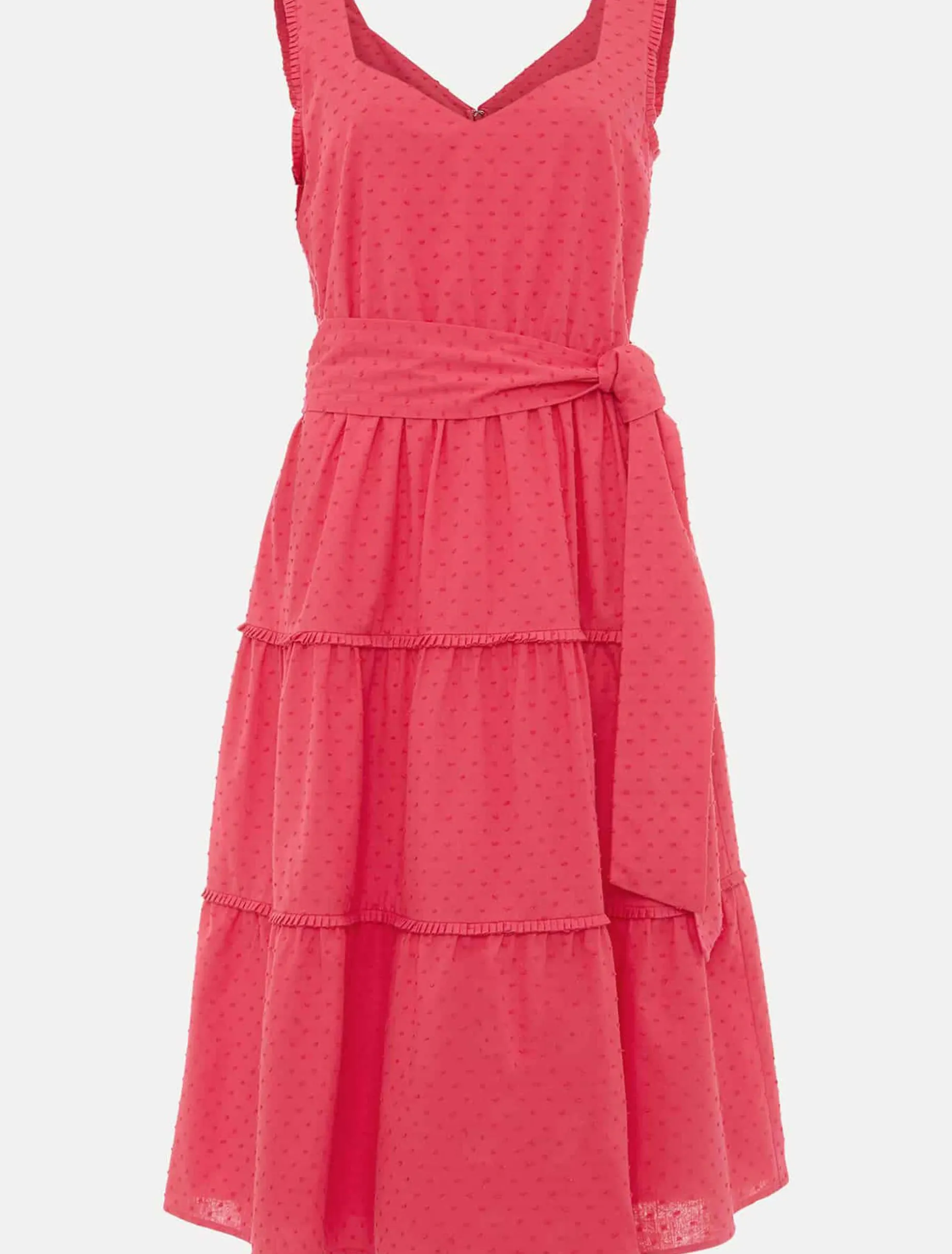 Peyton Cotton Dobby Midi Dress