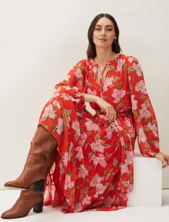 Philippa Floral Chiffon Maxi Dress