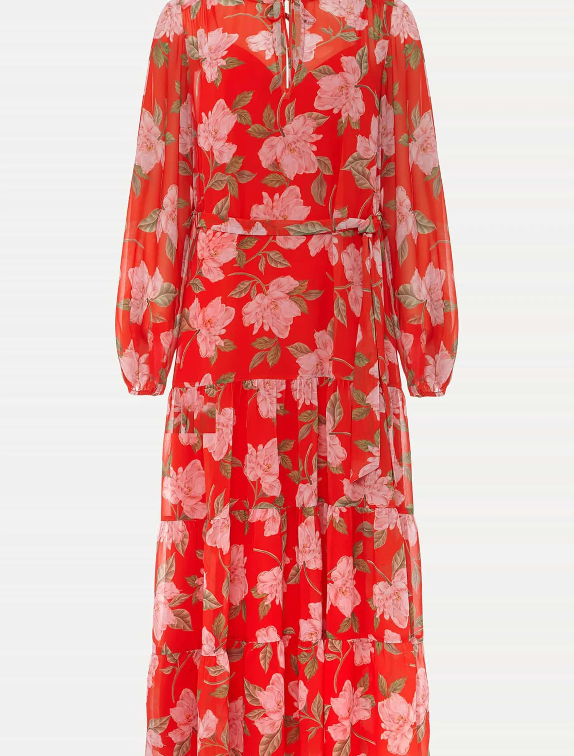 Philippa Floral Chiffon Maxi Dress