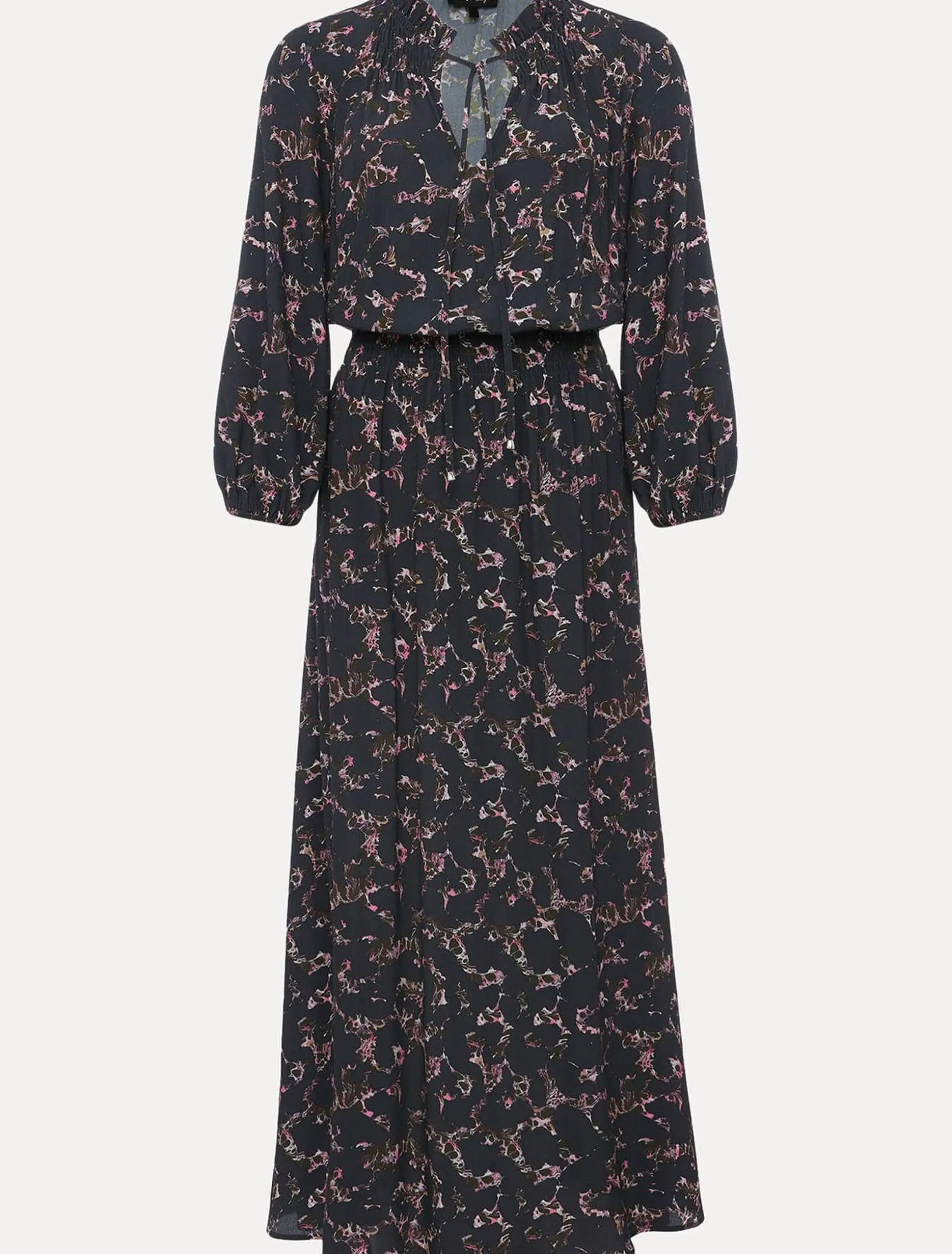 Phillipa Marble Print Midaxi Dress