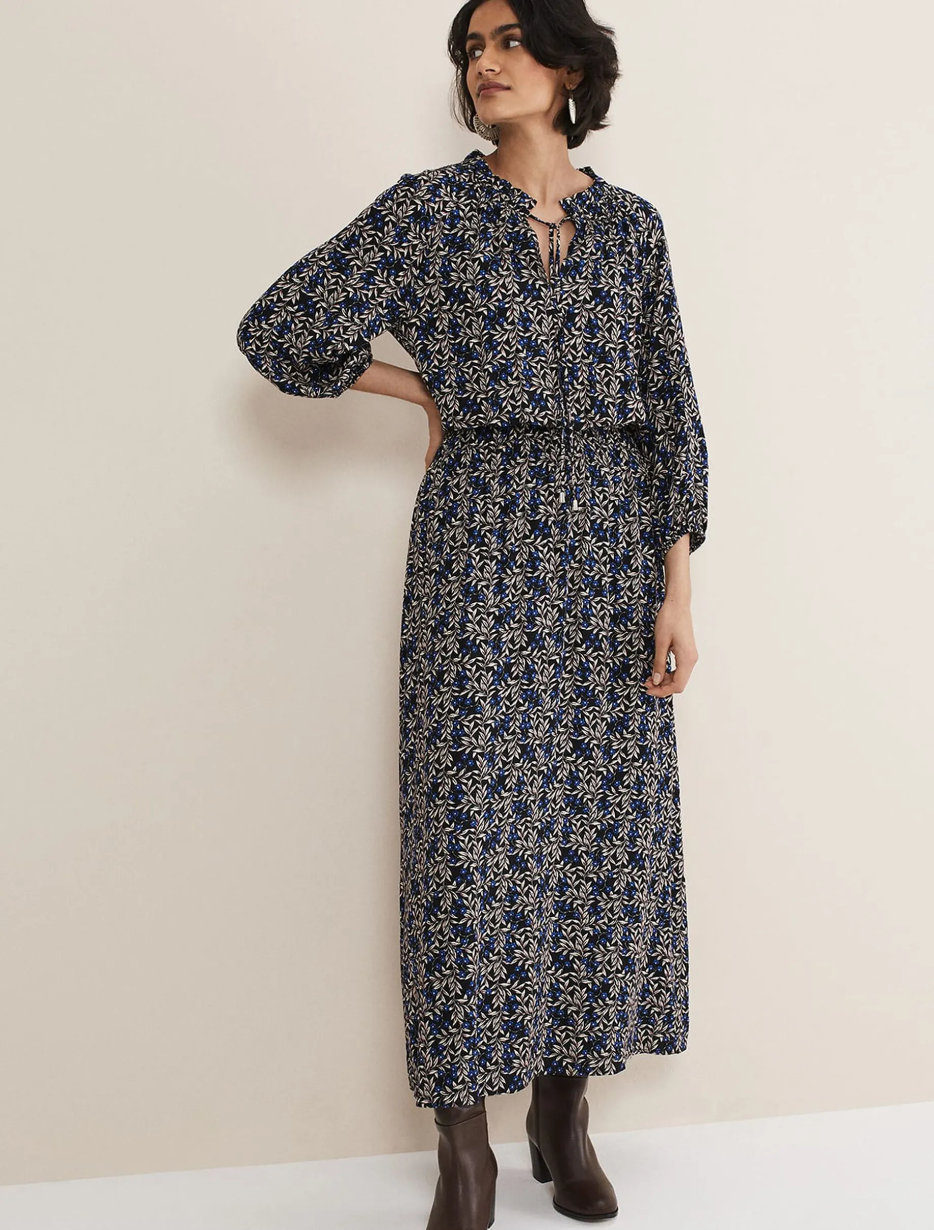 Phillipa Poppy Midi Dress