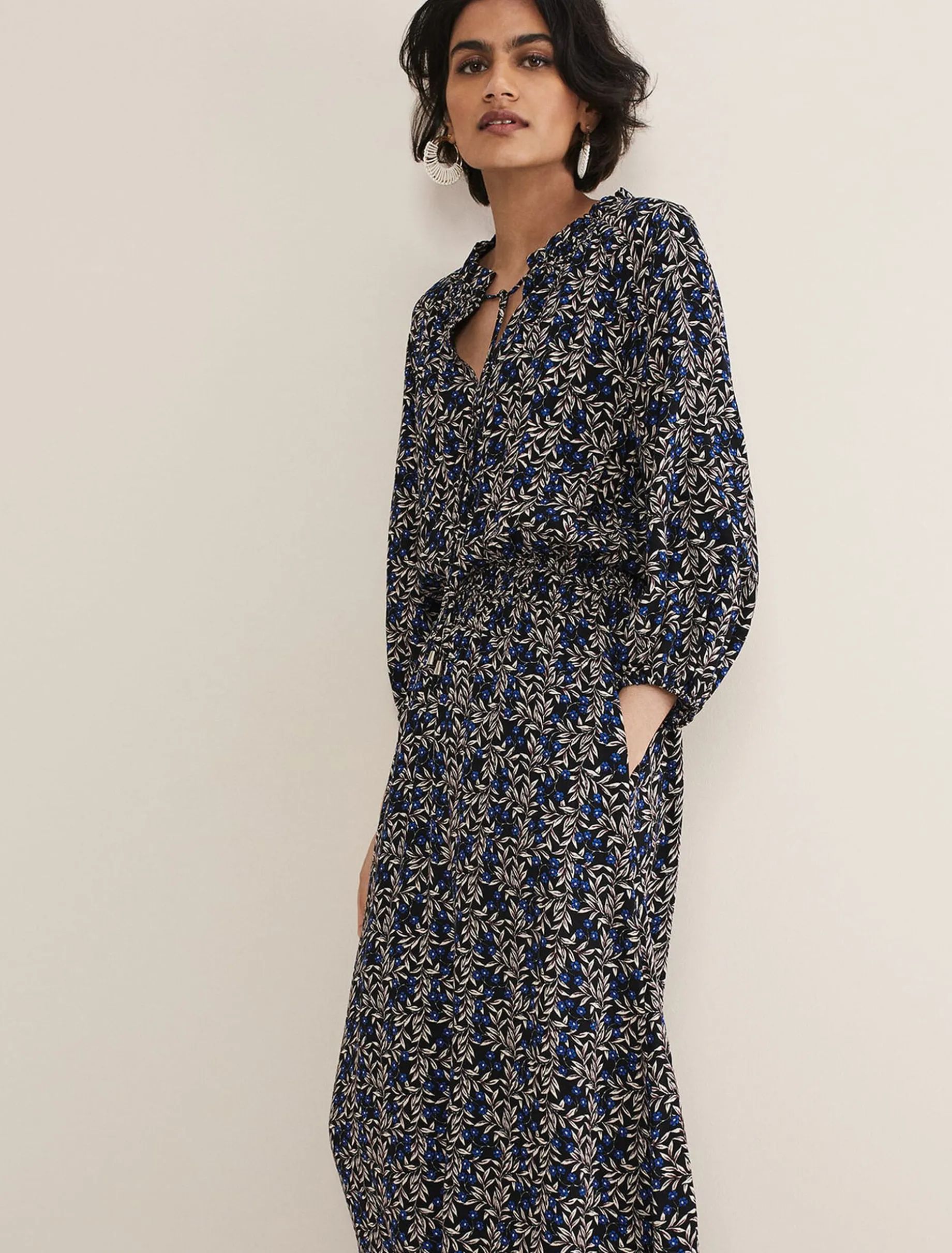 Phillipa Poppy Midi Dress