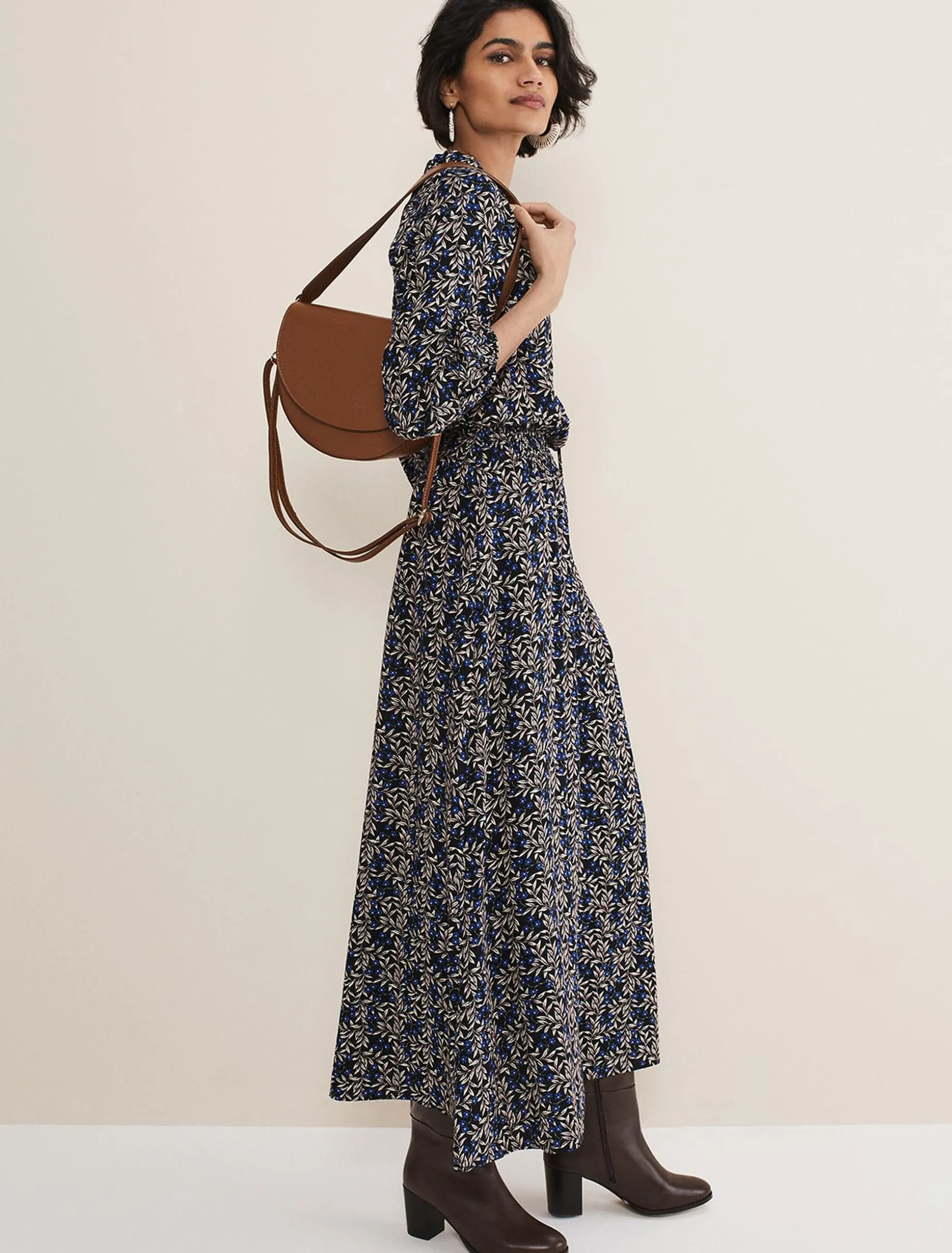 Phillipa Poppy Midi Dress