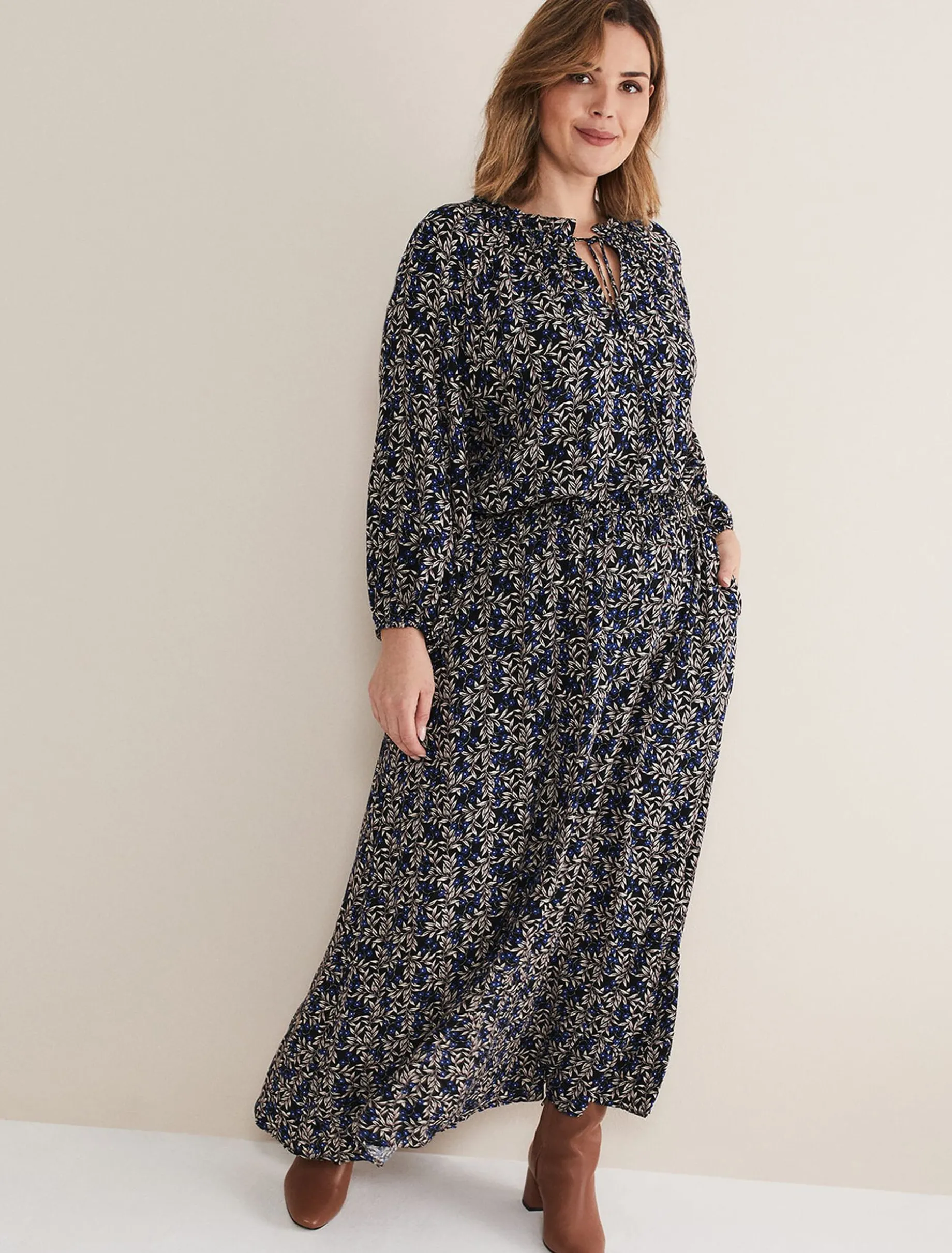 Phillipa Poppy Midi Dress