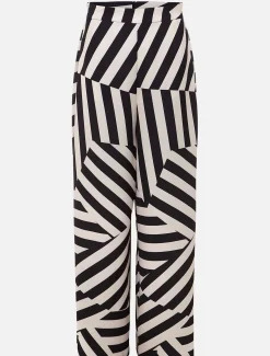 Phillis Striped Wide Leg Trousers