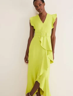 Phoebe Frill Maxi Dress