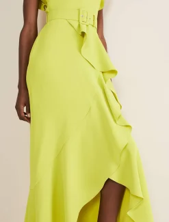 Phoebe Frill Maxi Dress