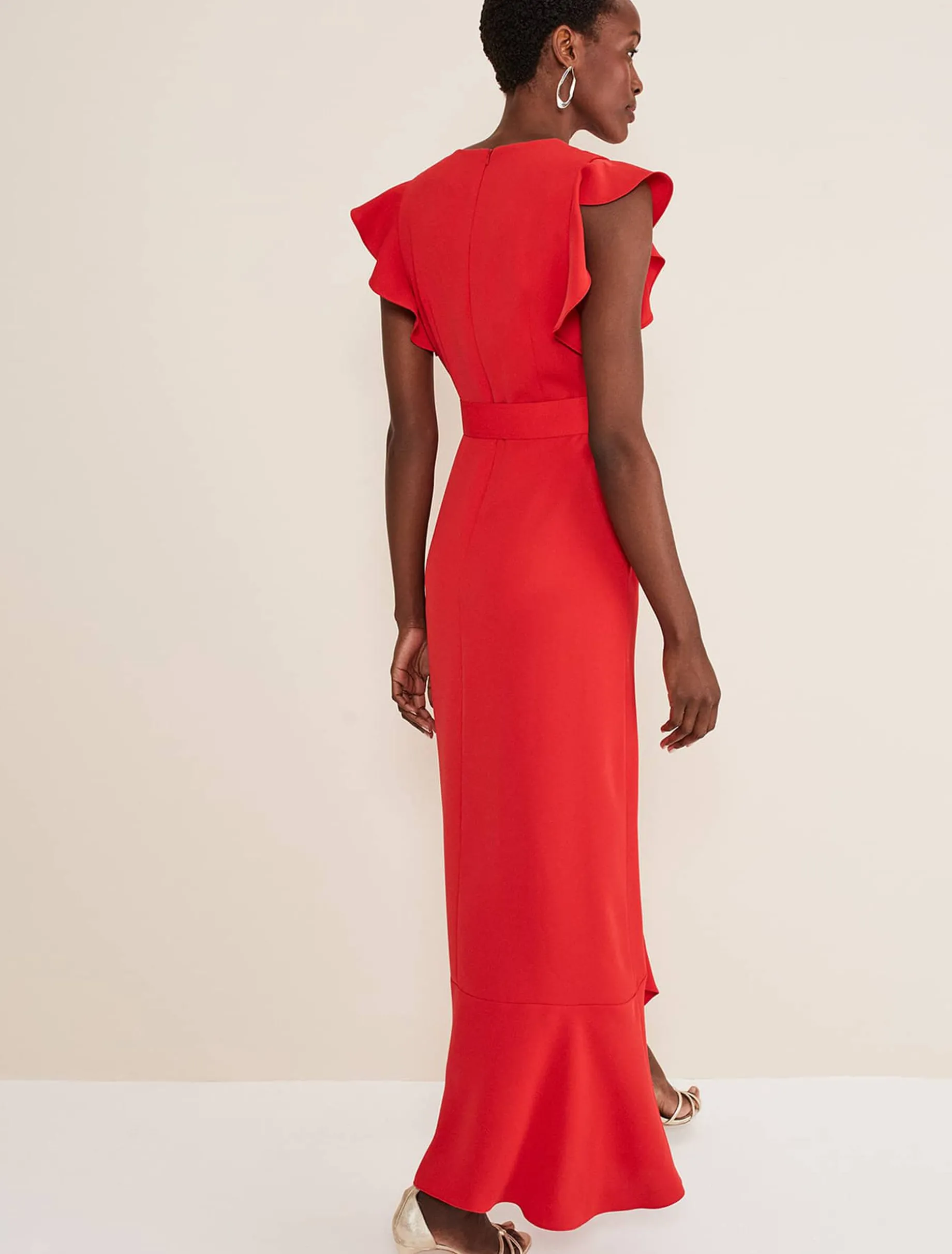 Phoebe Frill Maxi Dress