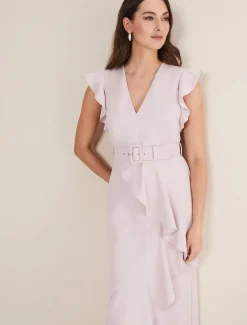 Phoebe Frill Maxi Dress