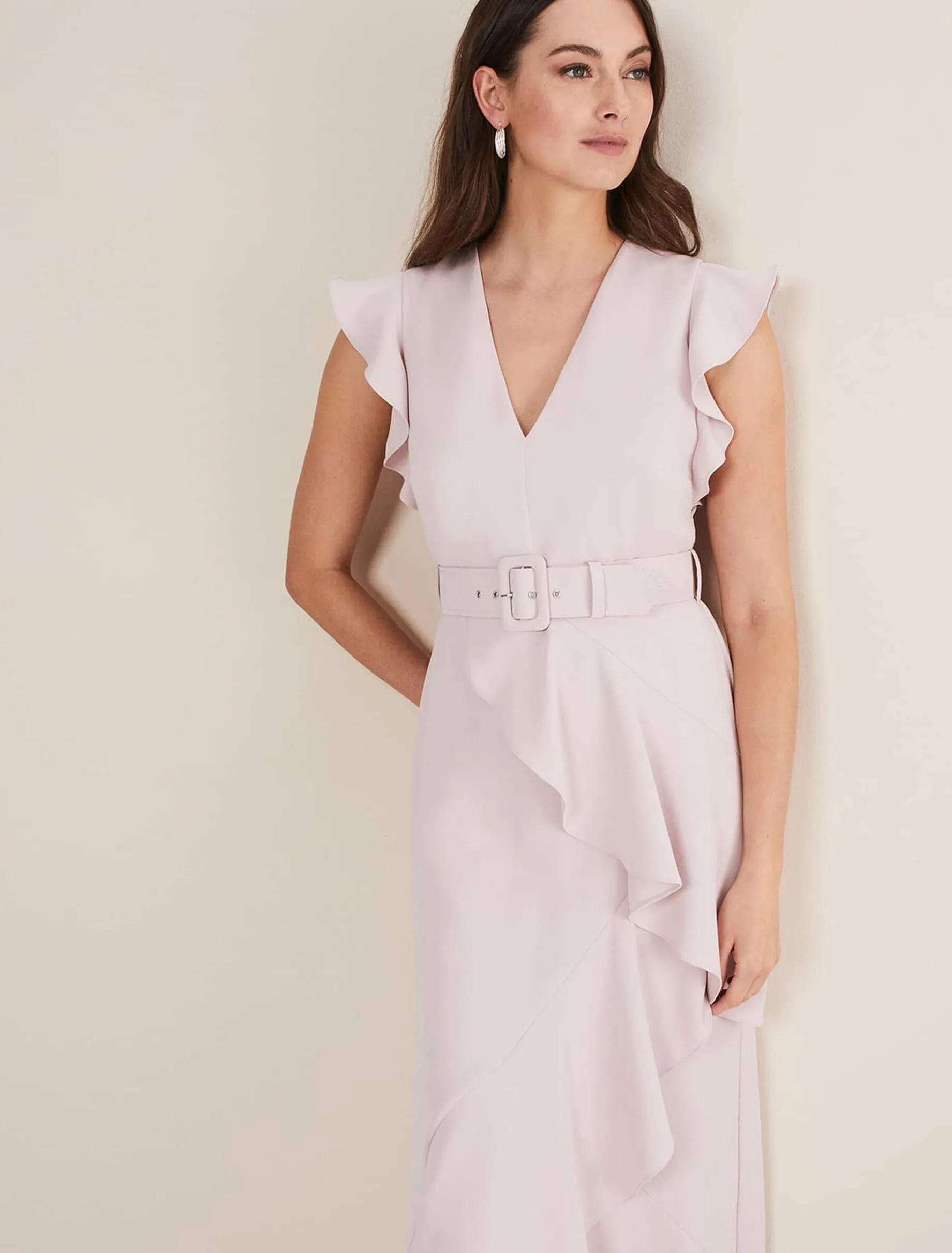 Phoebe Frill Maxi Dress
