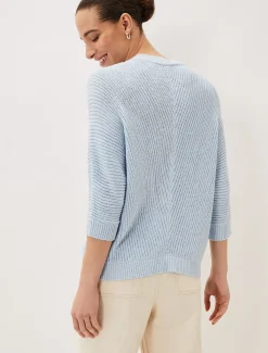 Pia V-Neck Ribbed Jumper