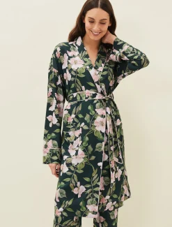 Pina Floral Print Robe