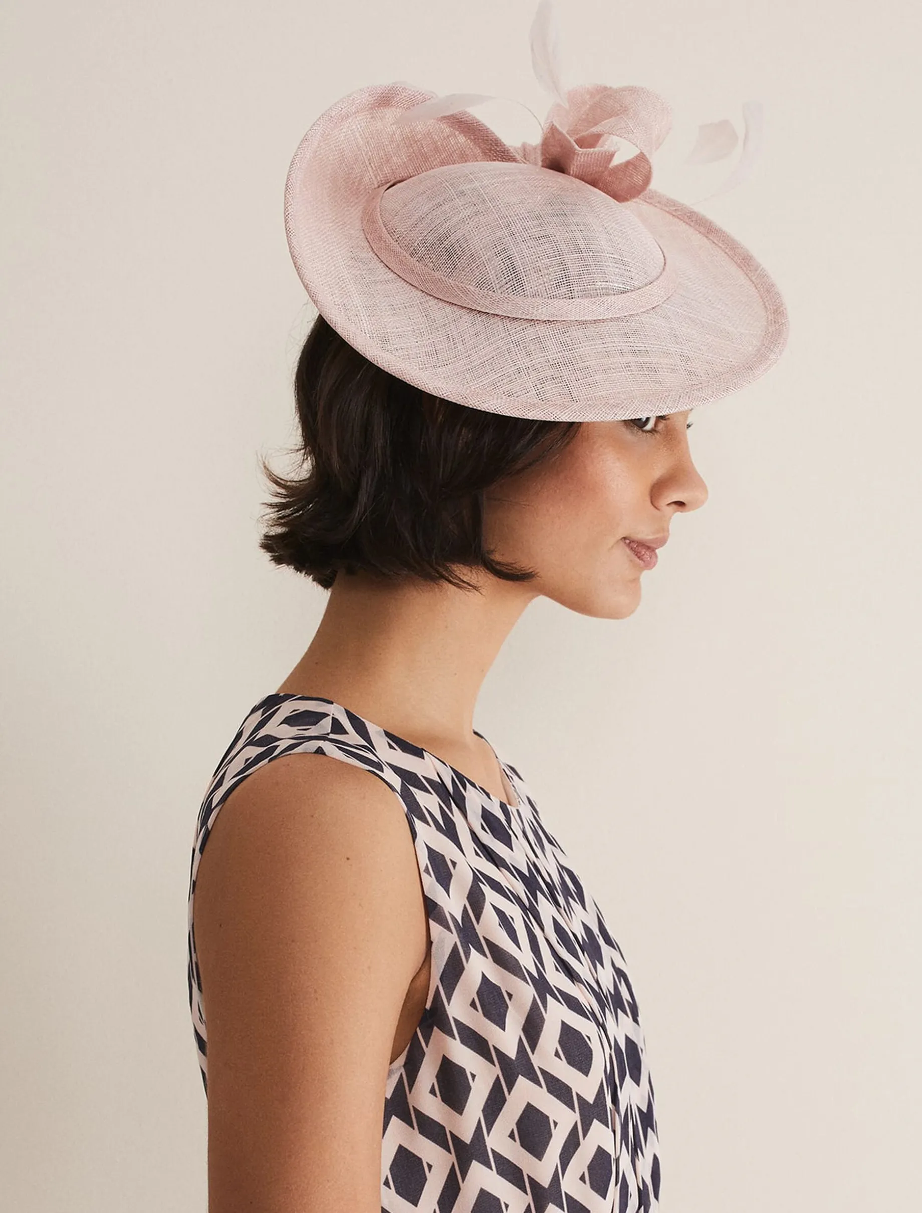 Pink Disc Fascinator
