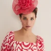 Pink Flower Pillbox Fascinator