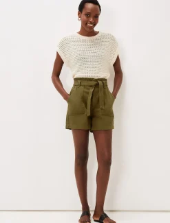 Pollie Denim Cargo Shorts