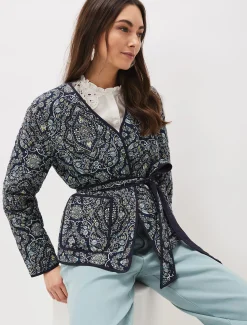Polly Paisley Reversible Quilted Jacket